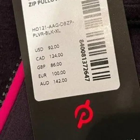 Peloton NWT Dreamblend Half Zip Pullover (XL / New / Black)‎ - Picture 9 of 12